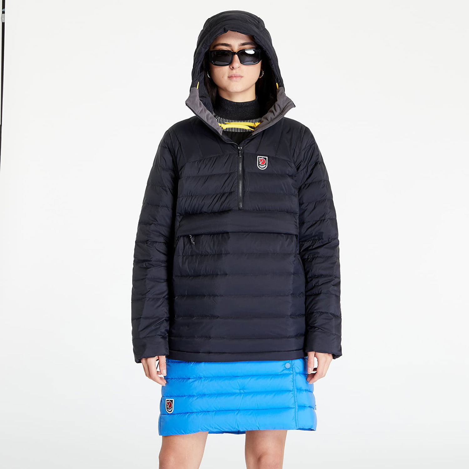 Prešívaná bunda FJÄLLRÄVEN Expedition Pack Down Anorak W Čierna | F86376-550, 1