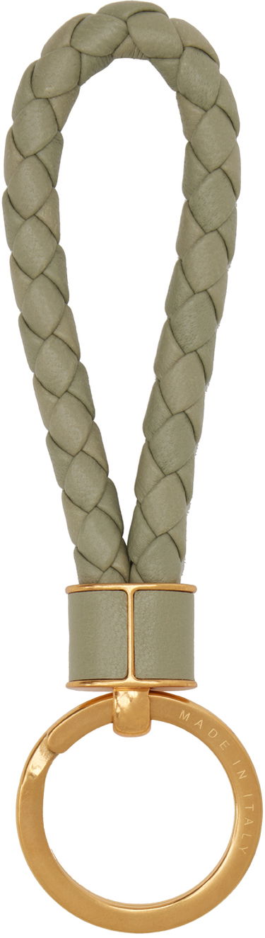 Kľúčenka Bottega Veneta Intrecciato Keychain Béžová | 651820 V0HW1, 1