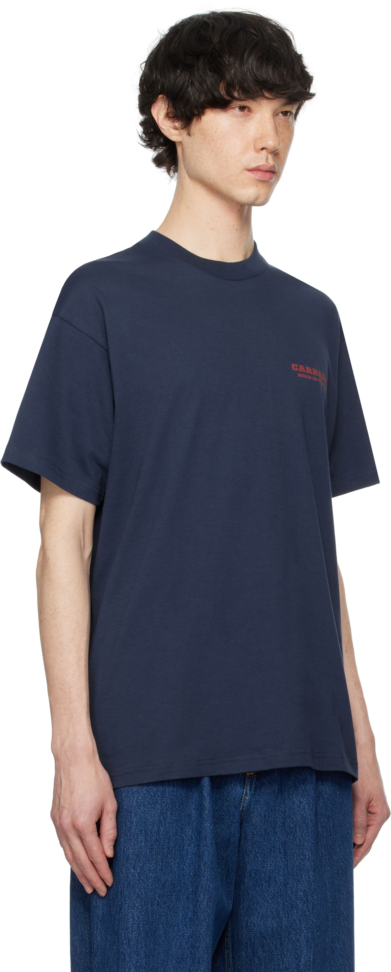 Tričko Carhartt WIP Carhartt WIP Runaway T-Shirt Navy | I034409, 1