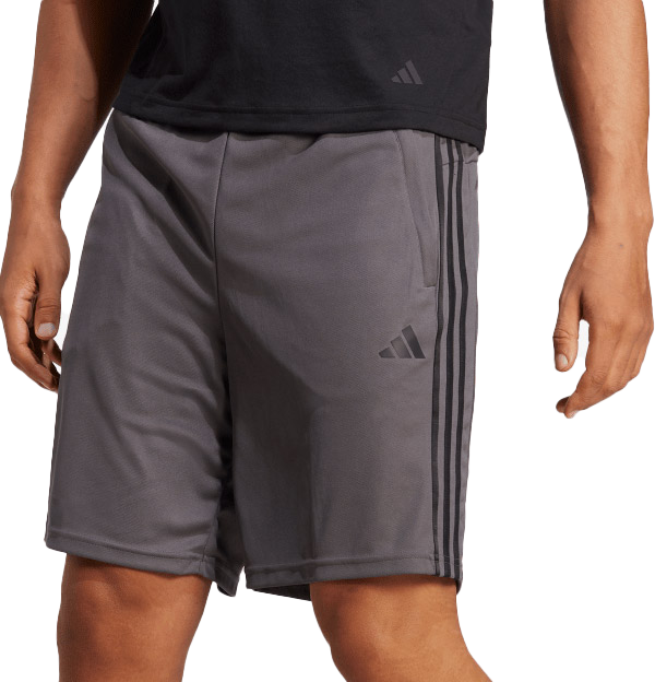 Šortky adidas Originals Essentials Piqué 3-Stripes Shorts Šedá | ib8245, 0