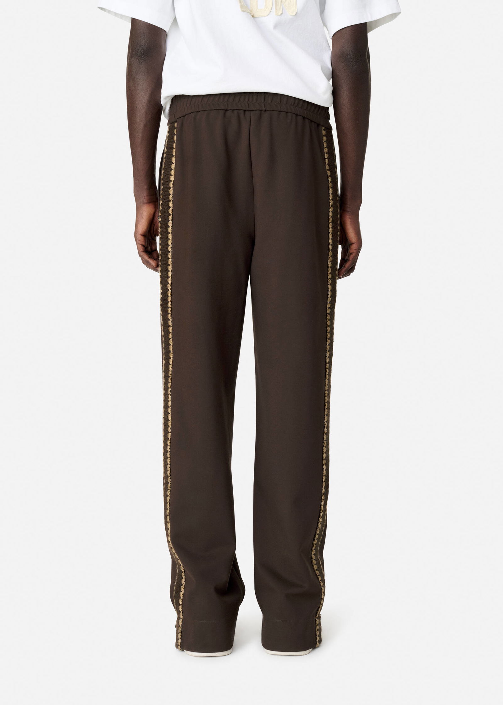 Brown Track Pants