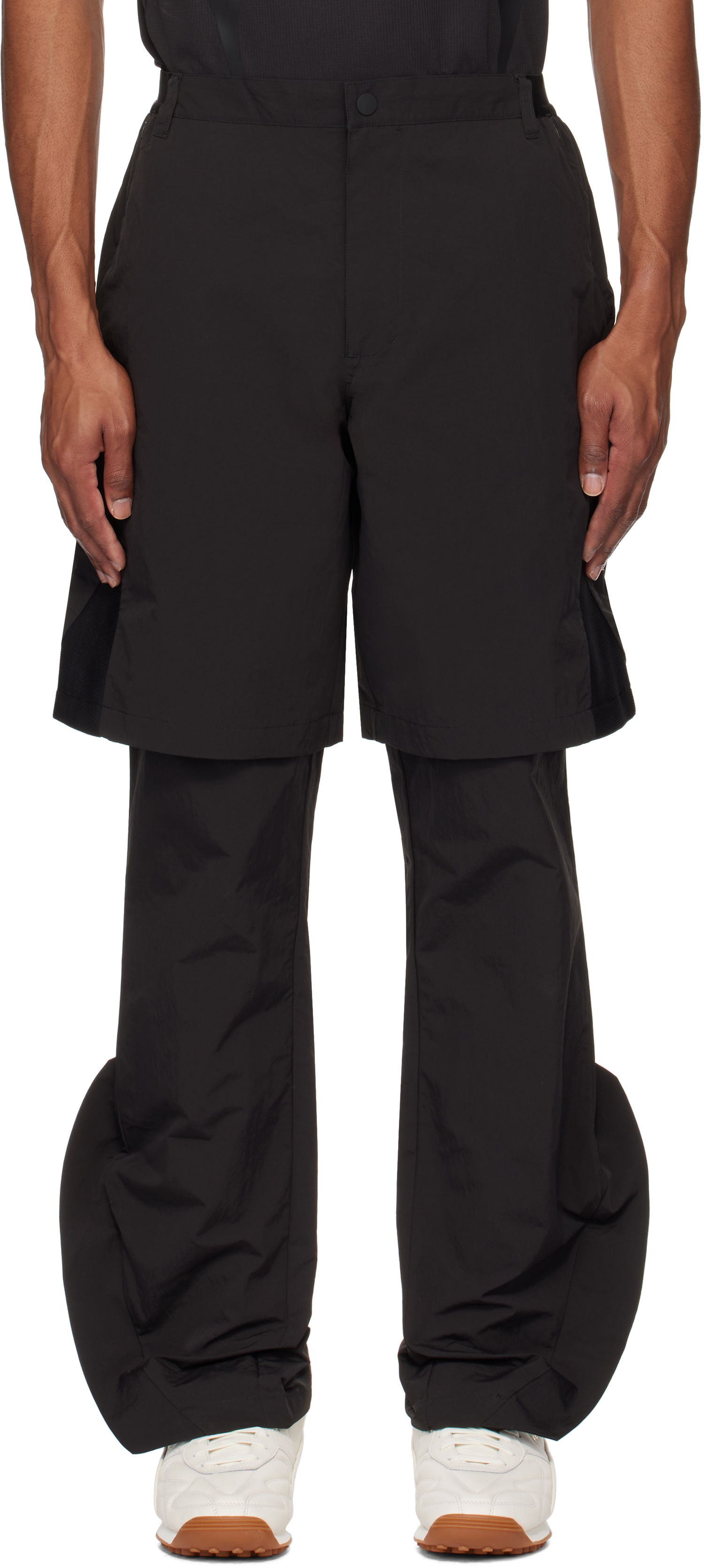 Nohavice HELIOT EMIL Nylon Track Pants Čierna | 62668201, 0