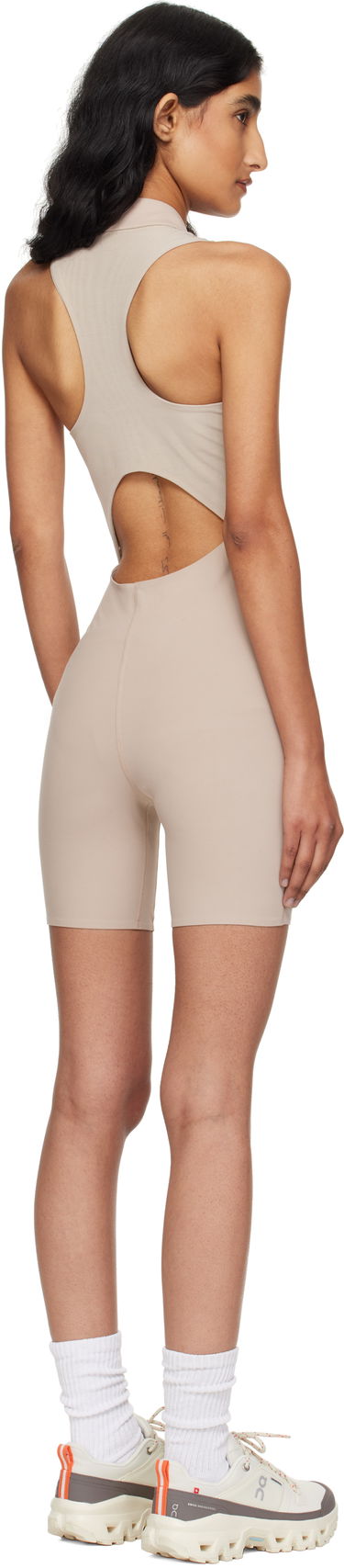 Body On Running Zendaya Edition Gloria Sleeveless Mock Neck Bodysuit Béžová | 1WF31040603, 2