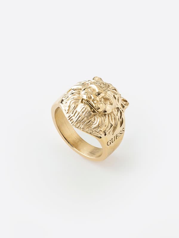 Prsteň GUESS "Lion King" Ring Metalická | JUMR01307JW, 0