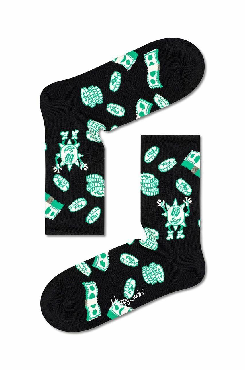 Ponožky Happy Socks Happy Money Čierna | ATHMO14.9300, 0