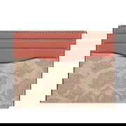 Signature Canvas And Leather Card Holder