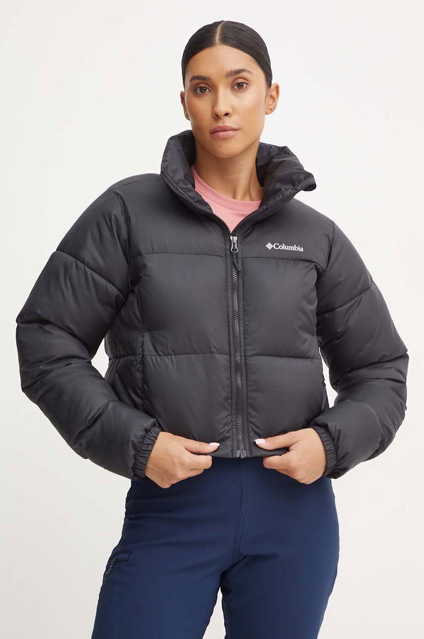 Prešívaná bunda Columbia Colorblock Puffer Jacket Čierna | 2088501