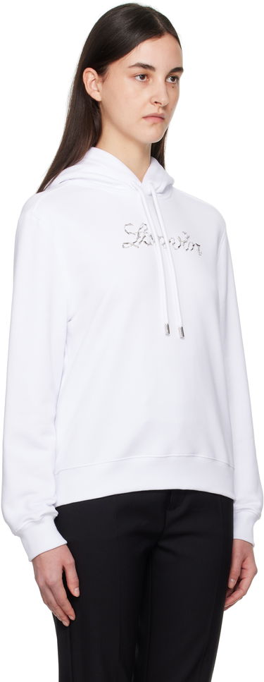 Mikina LANVIN Lanvin Bead Embroidered Hoodie Biela | RW-HO9003-J176-P25, 1