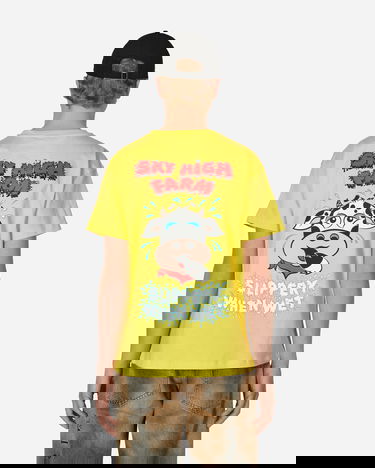 Tričko Sky High Farm Flatbush Printed T-Shirt Žltá | SHF03T003 1, 2