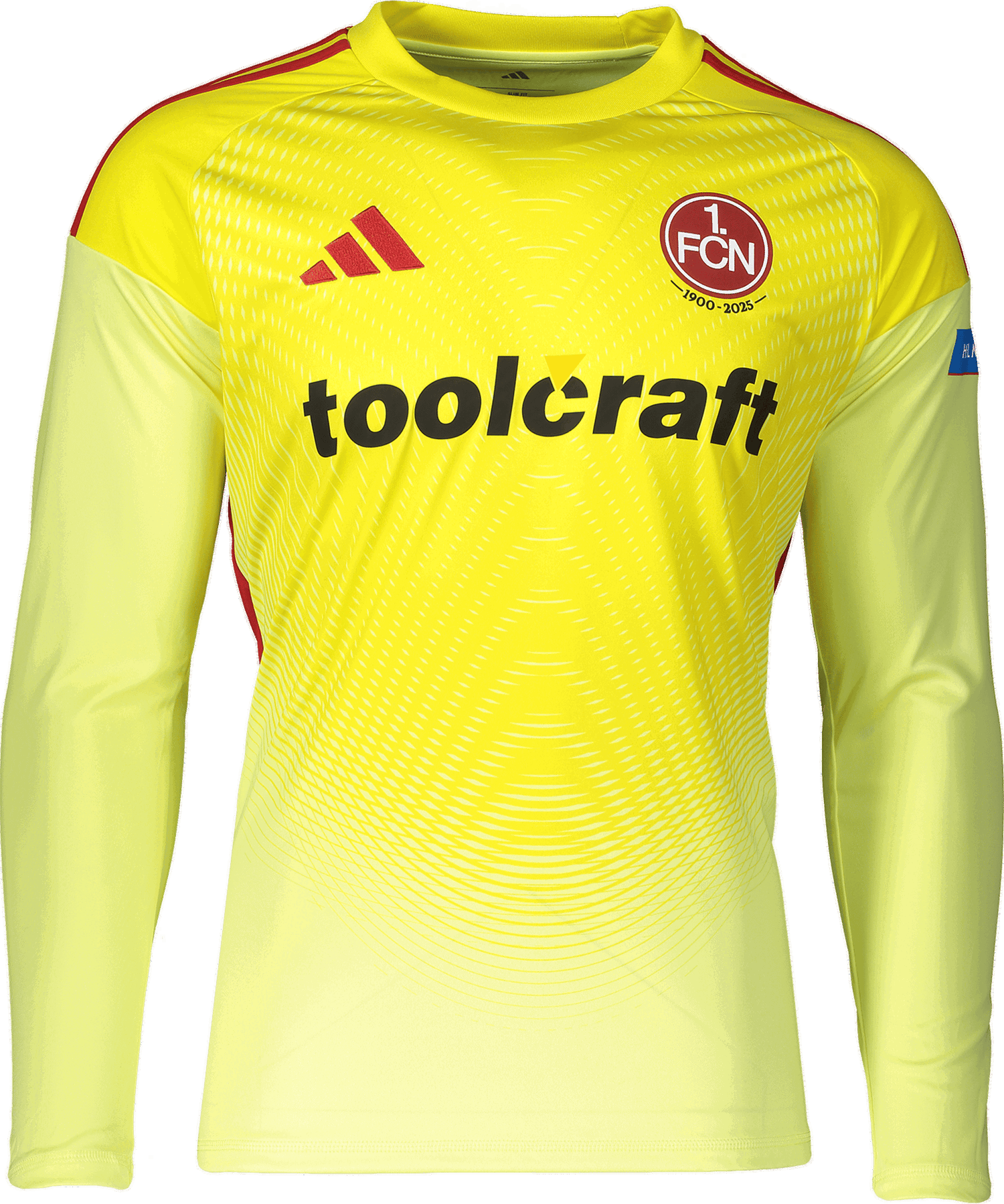 Dres adidas Originals 1. FC Nürnberg Goalkeeper 2025/26 Jersey Žltá | 6fcnjn2020, 0