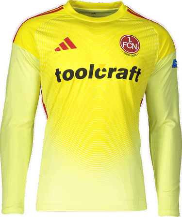 Dres adidas Originals 1. FC Nürnberg Goalkeeper 2025/26 Jersey Žltá | 6fcnjn2020, 0