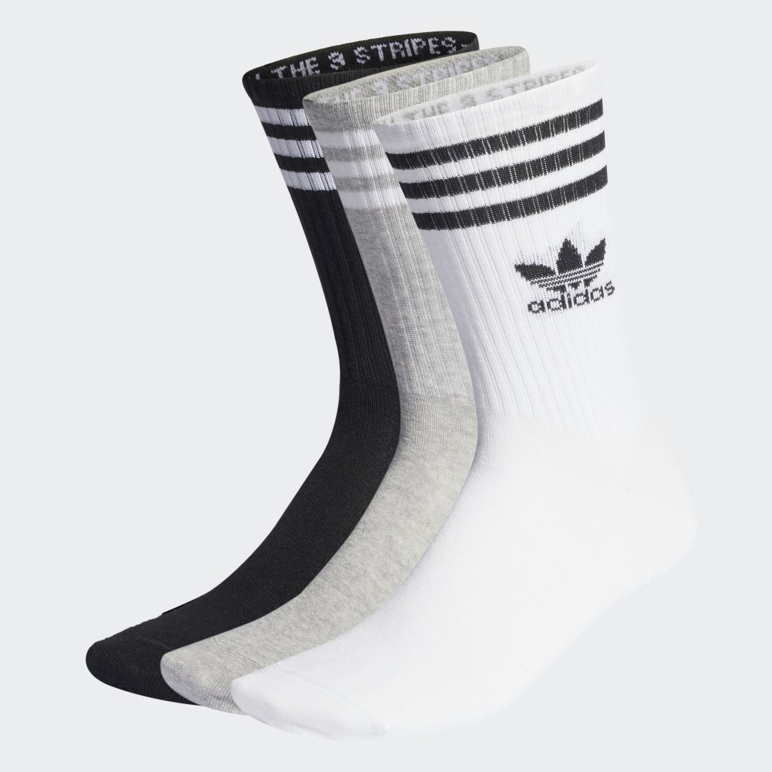 Ponožky adidas Originals Mid Cut Crew Socks – 3 pack Rôznofarebný | IL5023, 1