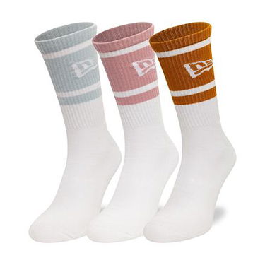 Ponožky New Era New Era Stripe Crew 3-Pack Socks Rôznofarebný | 60595132, 3