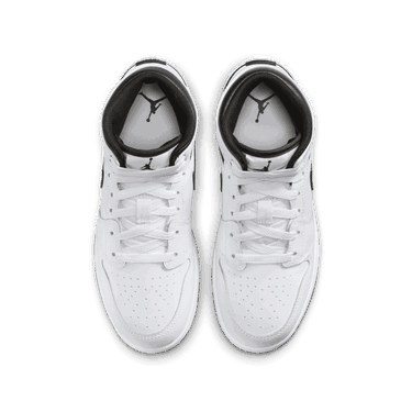 Tenisky a topánky Jordan Air Jordan 1 Mid "White Black" GS Biela | DQ8423-132, 4