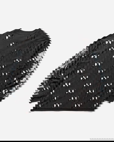 Tričko Umbro Against The Fence Longsleeve T-Shirt Čierna | UBMW0290JY82 BLK0020, 2