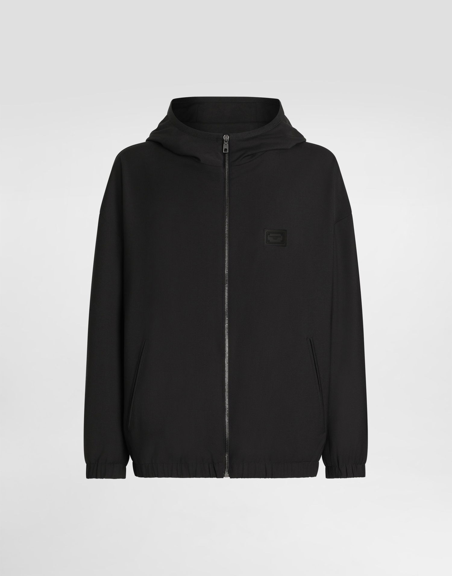 Bunda Dolce & Gabbana Dolce & Gabbana Hooded Woolen Jacket Čierna | G9BMVTFURK8N0000, 0