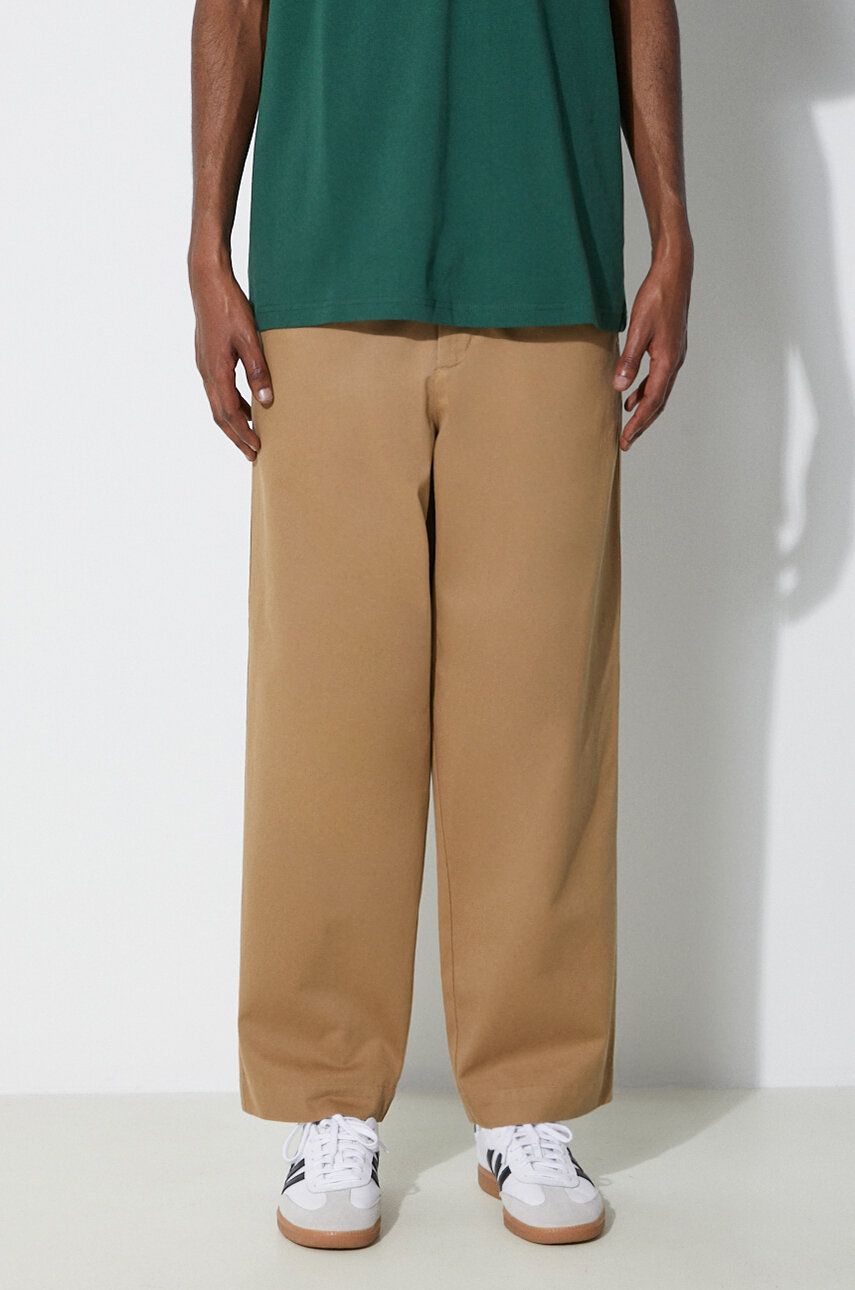 Nohavice Fred Perry Fred Perry Straight Leg Twill Chino Trousers Hnedá | T6530.363, 0