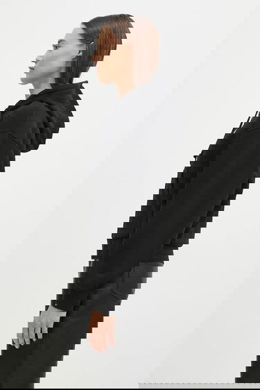 Mikina Carhartt WIP Work In Progress Casey Full-Zip Cropped Hoodie Čierna | I032642 0M4XX, 4