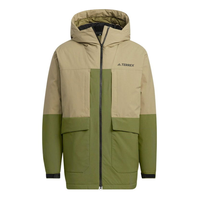 Parka adidas Performance Men's  Terrex Insulated Outdoor Jacket Zelené | HN2010