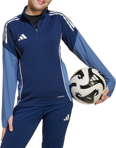 Mikina adidas Originals Adidas TIRO25C Training 1/4 Zip Top Modrá | ji6545, 3