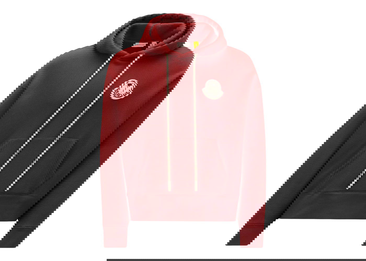 Mikina Moncler x Palm Angels Logo Hoodie Vínová | H209L8G00007M2513470, 0
