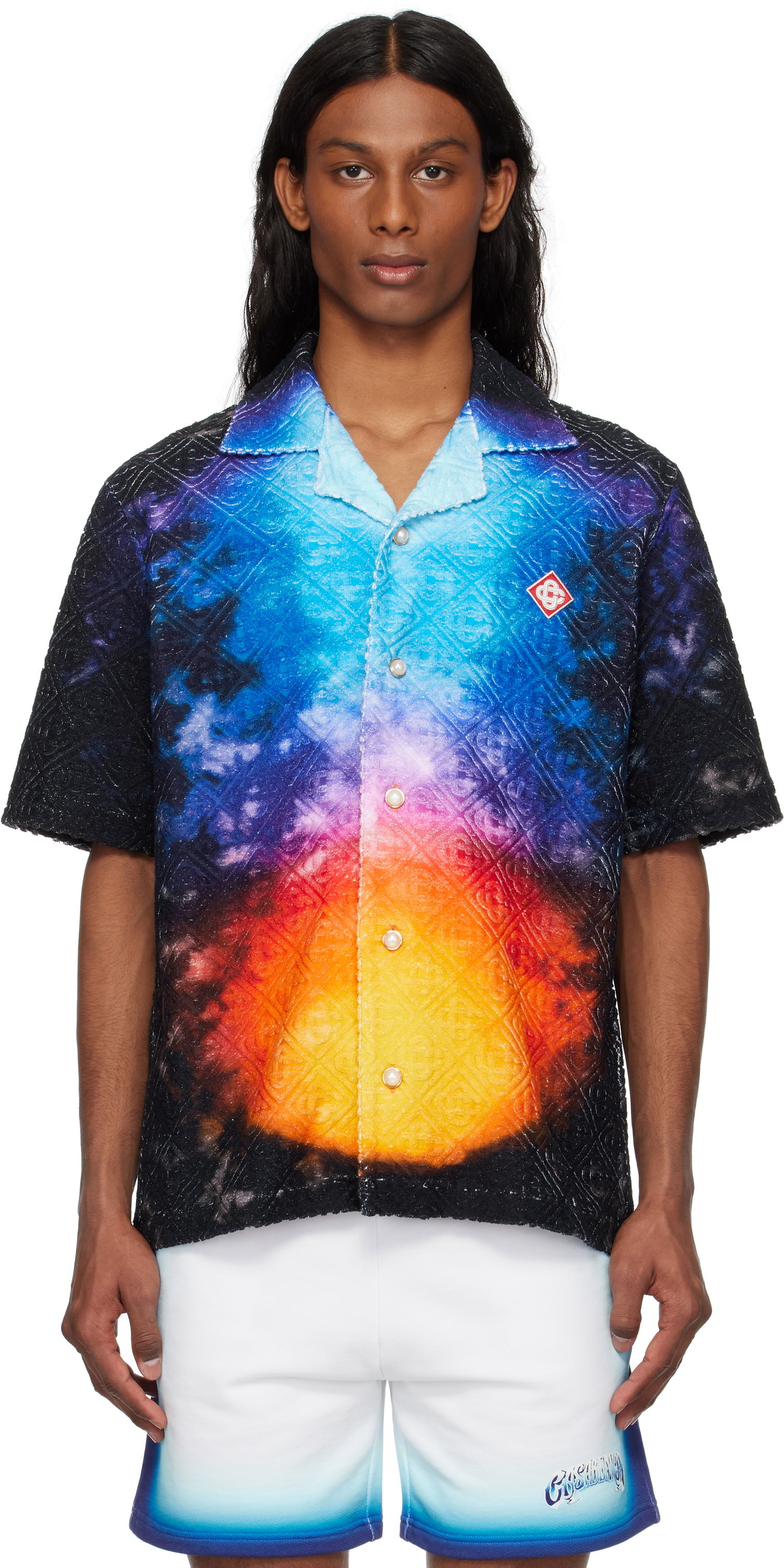 Košeľa Casablanca Casablanca Gradient Towelling Resort Shirt Rôznofarebný | MS25-SH-166-01, 0