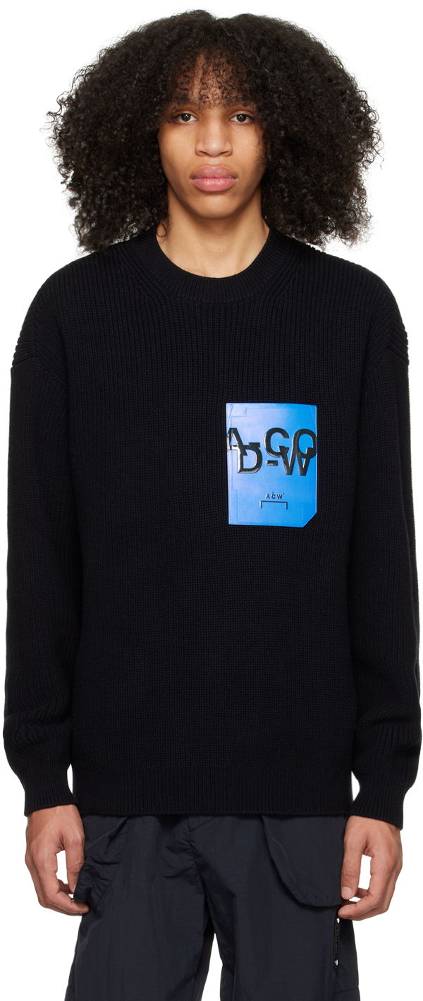 Mikina A-COLD-WALL* Black Patch Pocket Čierna | ACWMK094, 0