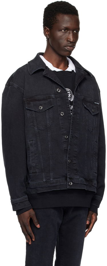 Bunda Dolce & Gabbana Faded Denim Jacket Čierna | G9NL5DG8GW6, 1