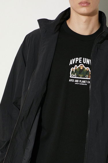 Vetrovka AAPE by A Bathing Ape AAPE Oversize Track Jacket AAPLJM7640XXM Čierna | AAPLJM7640XXM, 7