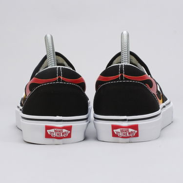 Tenisky a topánky Vans Classic Slip-On Flame Čierna | VN0A38F7PHN, 3