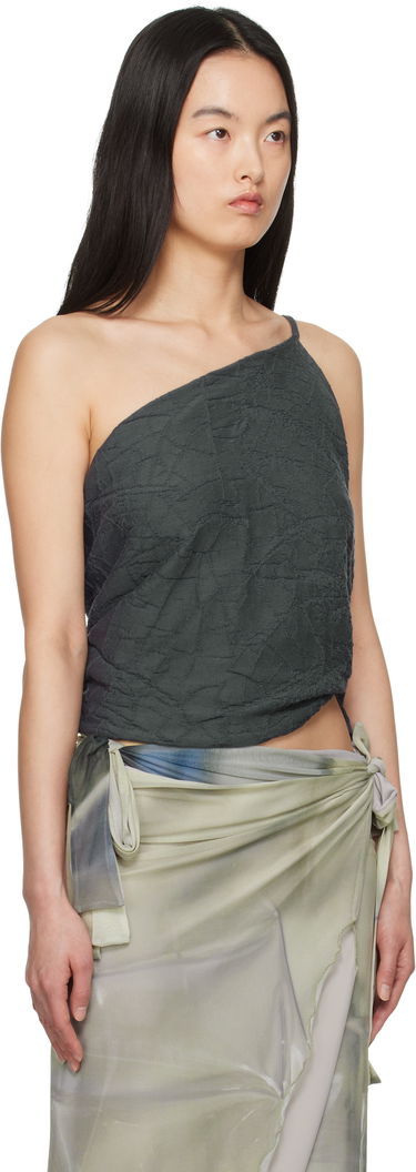 Tielko Serapis Serapis One Shoulder Knit Top Šedá | SS25_KT_1, 1
