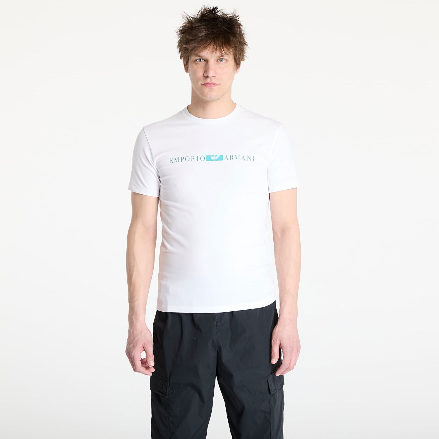 Tričko Emporio Armani EA7 Emporio Armani Short Sleeve Crew Neck T-Shirt Biela | EM000379AF10774U0002, 0