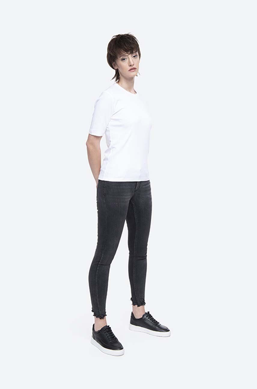 Tričko NORSE PROJECTS T-Shirt Helen High Twist Biela | NW01.0062.001, 1