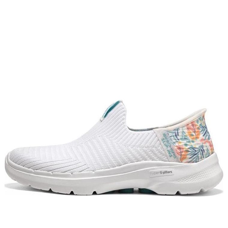 Tenisky a topánky Skechers Go Walk 6 Tropical Bay Biela | 124626-WTQ