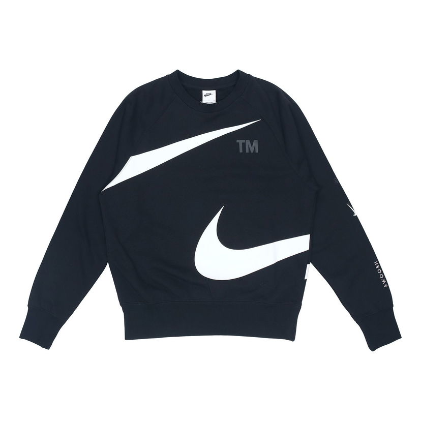 Mikina Nike Swoosh Ft Crewneck Sweatshirt Čierna | DD6097-010