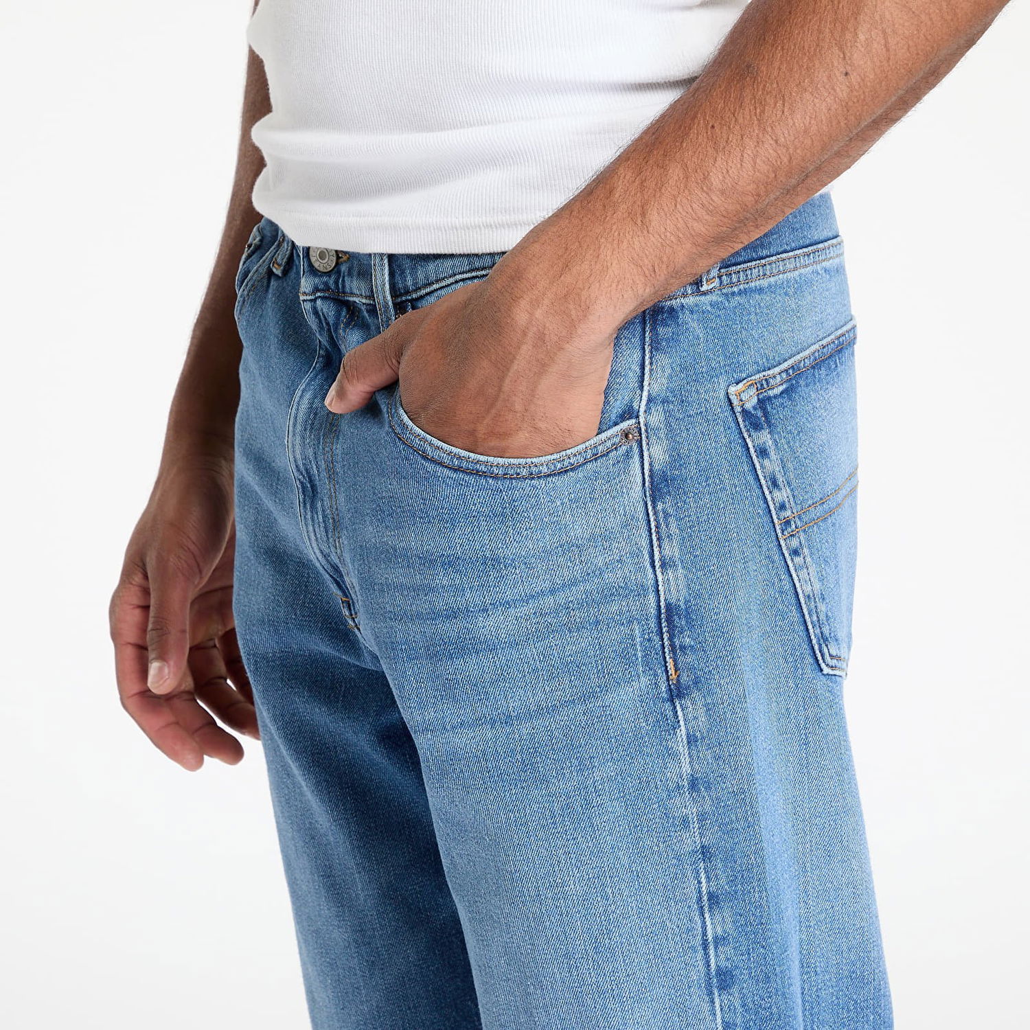 Džínsy Tommy Hilfiger Tommy Jeans Otis Regular Straight Jeans W29/L32 Modrá | DM0DM21023 1A5, 1
