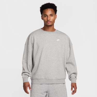 Mikina Nike Nike Sportswear Club Fleece Crewneck Sweatshirt Šedá | IB6490-063, 1