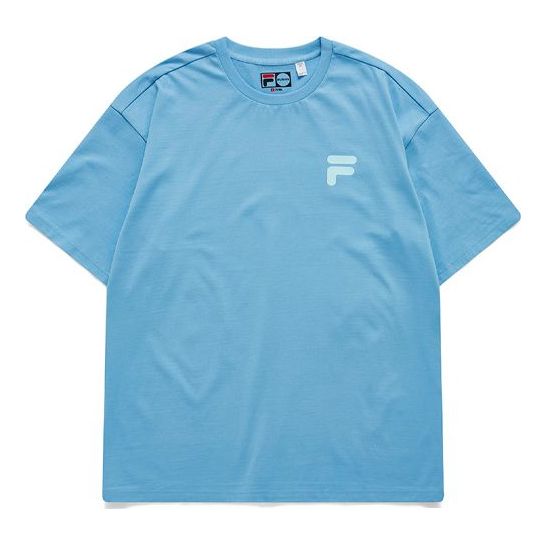 Tričko FILA Fusion Casual Round Neck Short Sleeve T-Shirt Modrá | T11U126110F-LB