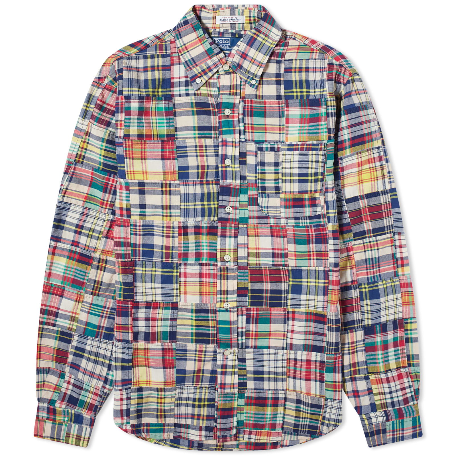 Patchwork Shirt in Madras Patchwork