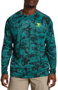 Project Rock IsoChill Patterned Long Sleeve Training Shirt