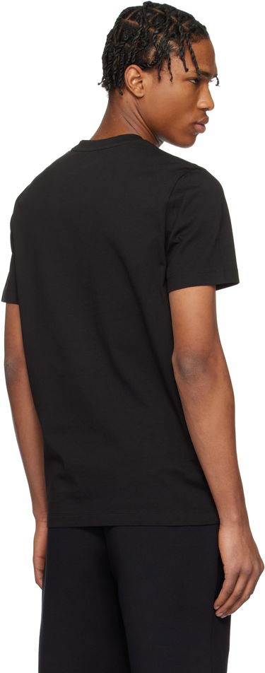 Tričko Moncler Moncler Flocked Logo Cotton T-Shirt Čierna | K10918C000758390T, 2