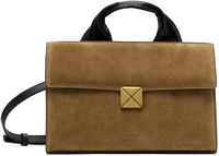 Nanushka Sandi Lock Suede Bag