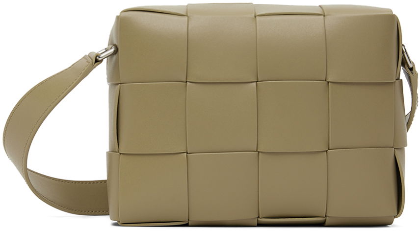 Taška cez rameno Bottega Veneta Bottega Veneta Cassette Camera Bag Zelené | 730027 VBWD3, 0