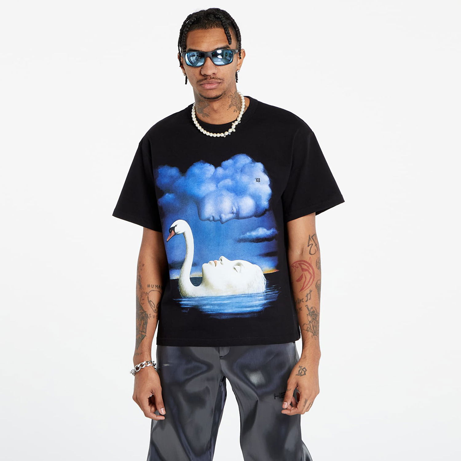 Tričko MISBHV La Donna Del Lago T-Shirt Čierna | 3120EX005, 0