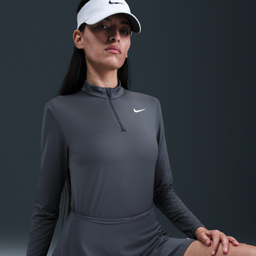 Tričko Nike Victory Dri-FIT UV Protection 1/4 Zip Golf Top Šedá | HF6586-437, 4
