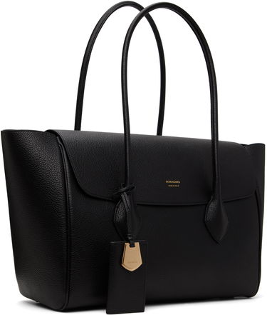 Tote bag FERRAGAMO Ferragamo East-West XL Tote Čierna | 770541, 1