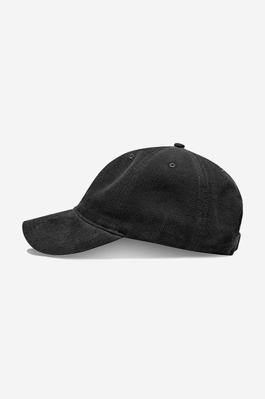 Šiltovka WOOD WOOD Cord Low Profile Cap Čierna | 12130810-9016-9999, 1