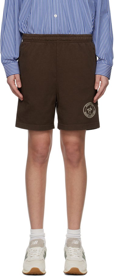 Šortky Sporty & Rich Sporty & Rich 'Riding Club' Gym Shorts Hnedá | SH039612244BR03, 0