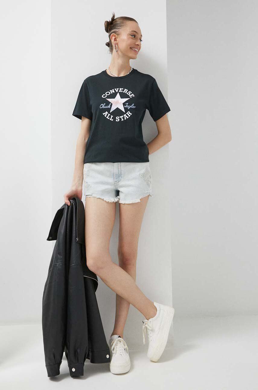 Tričko Converse Floral Chuck Taylor All Star Tee Čierna | 10025041.A01, 0