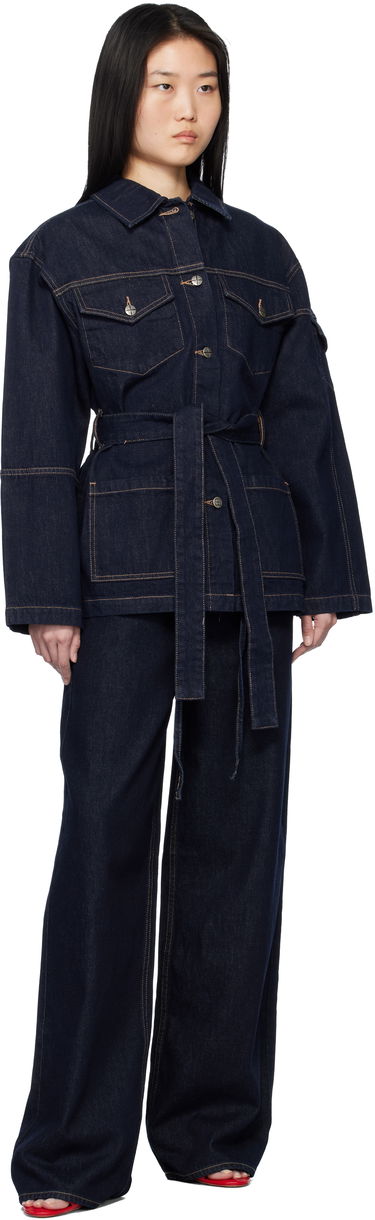 Bunda Ksubi Duty Zenith Pop Denim Jacket Navy | WPS25JK009, 3